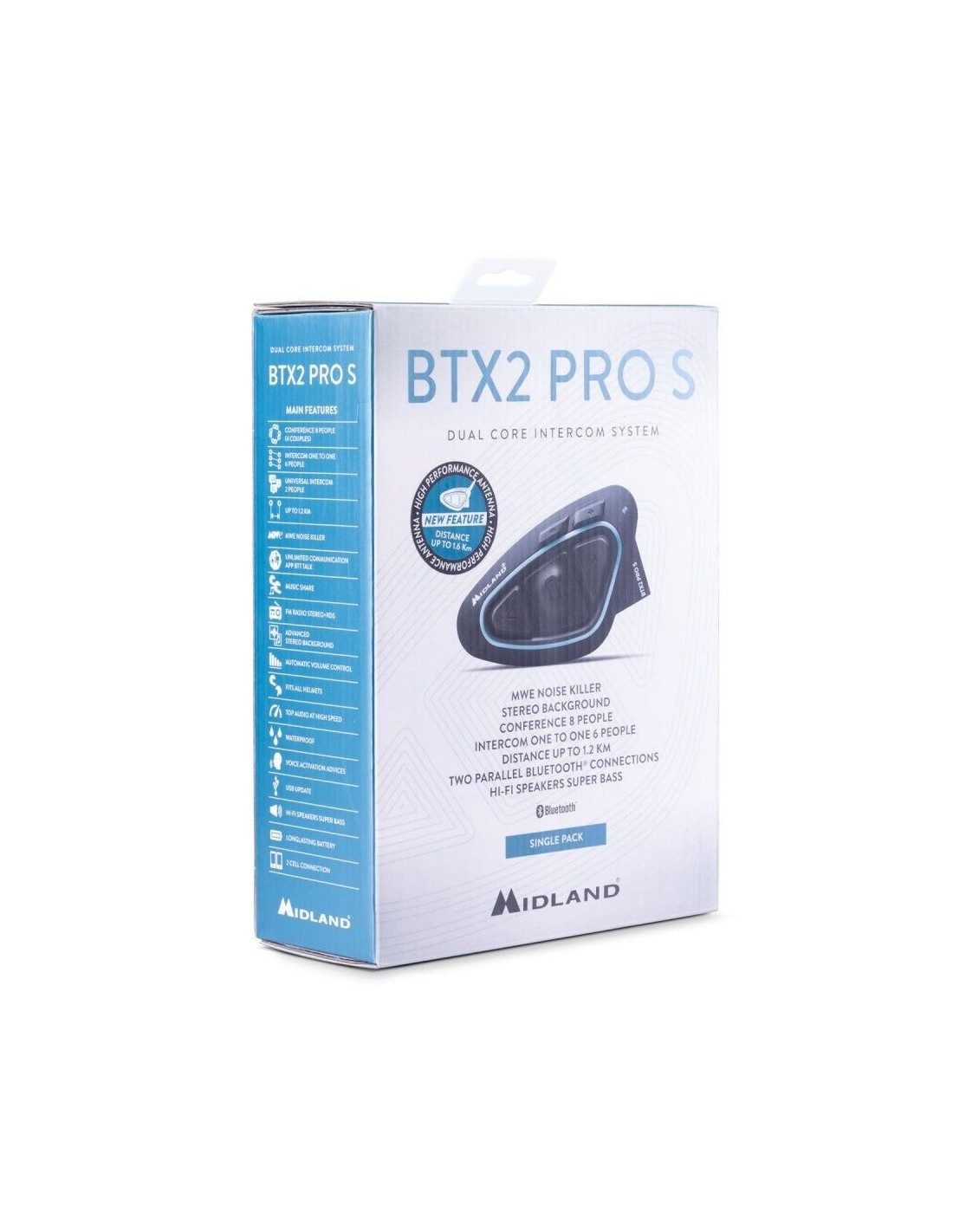 INTERCOMUNICADOR MIDLAND BTX2 PRO S LR SINGLE